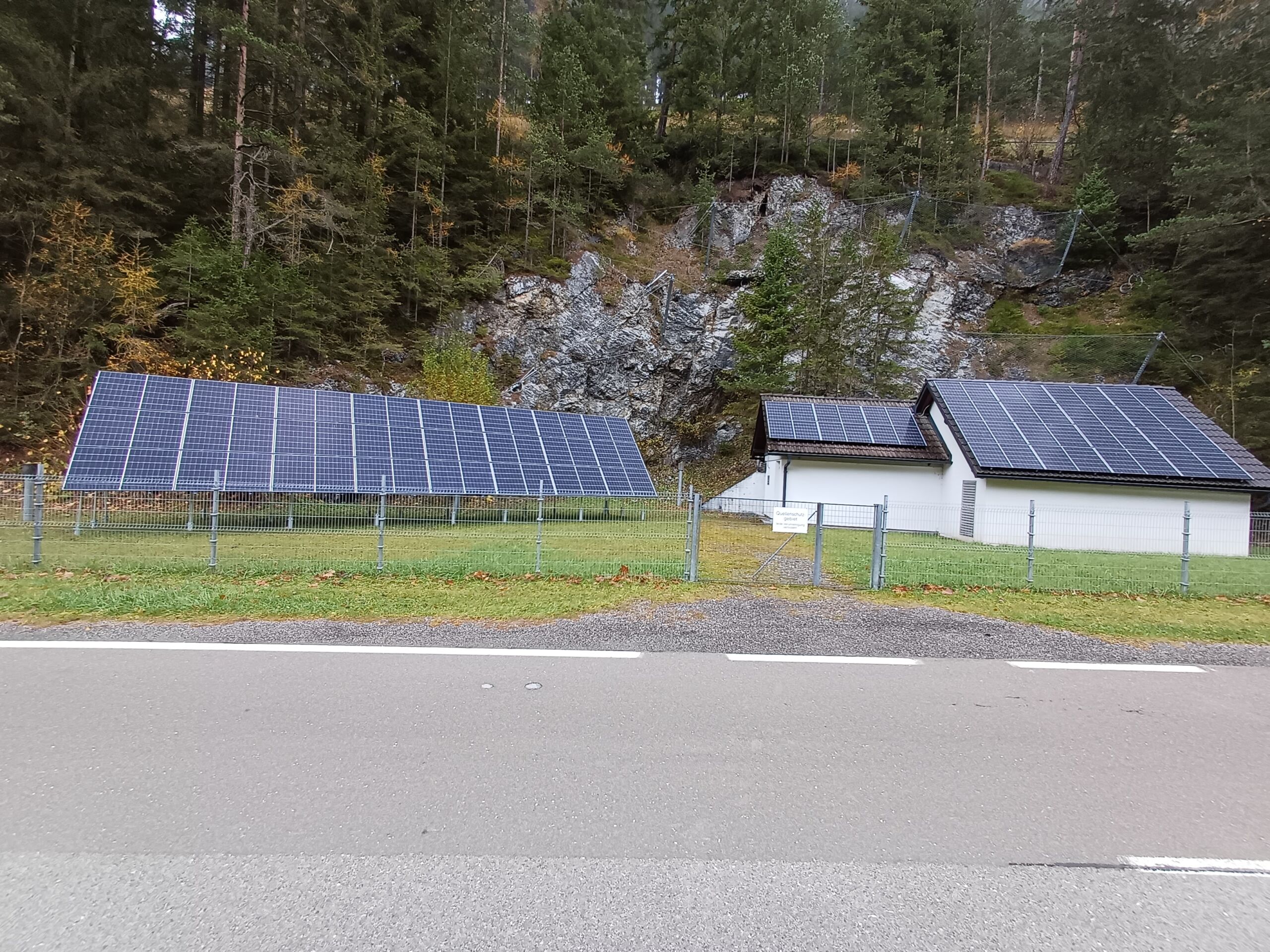 Stromversorgung der Wasserversorgungsanlgen durch PV-Anlagen © Gemeinde Spital am Semmering